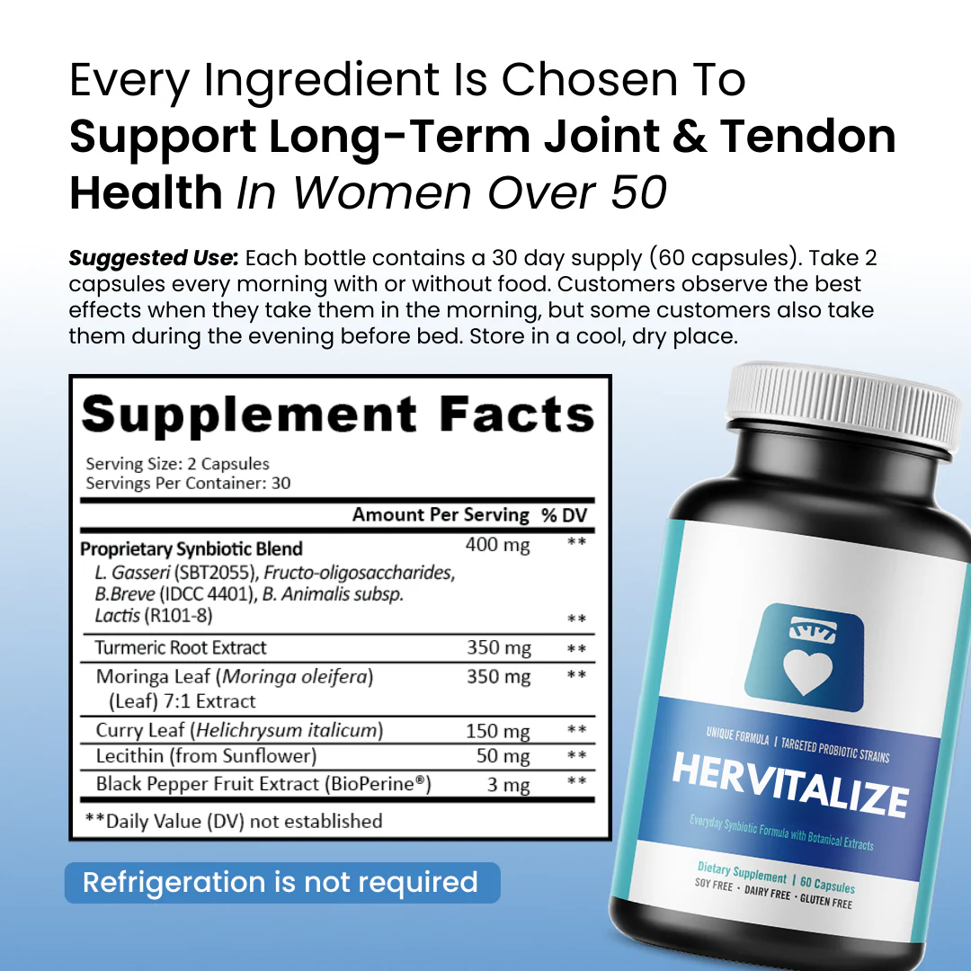 HerVitalize Natural Menopause Probiotic